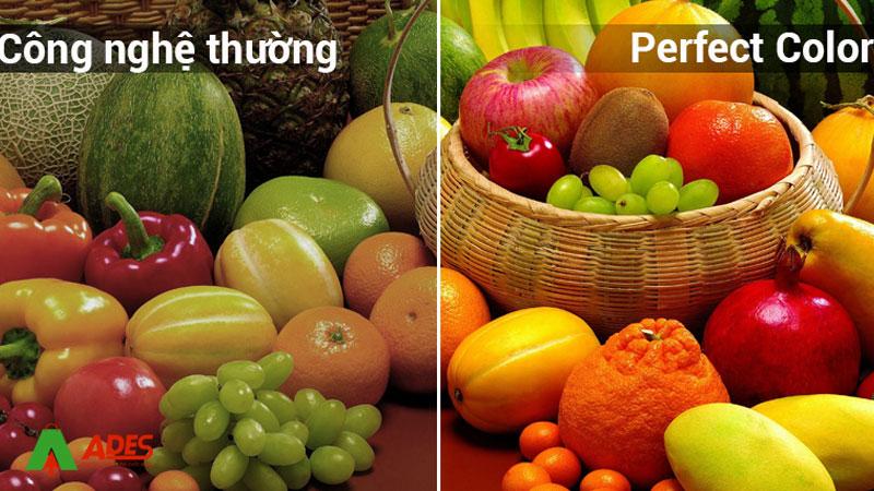 Cong nghe True Color accuracy mo rong dai mau sac